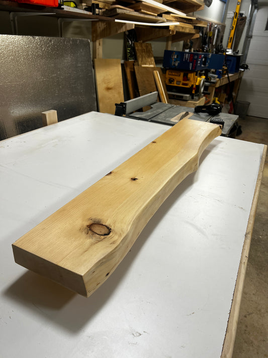 Live Edge Floating Shelf